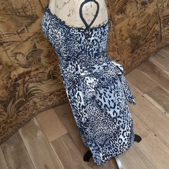 Leopard tube top dress M - Picture 2 of 7